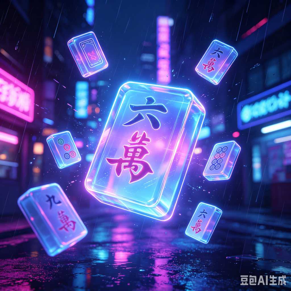 modern color mahjong tiles