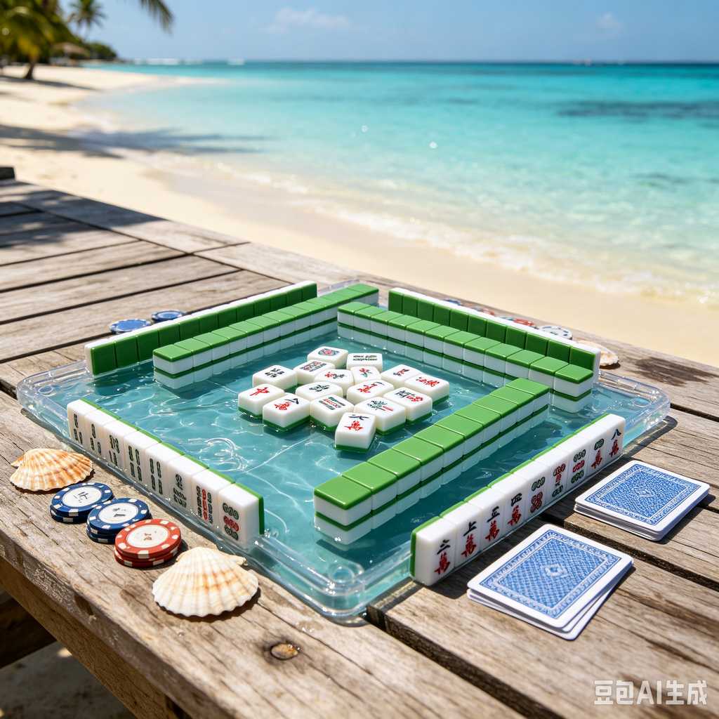 classic oriental board game mahjong