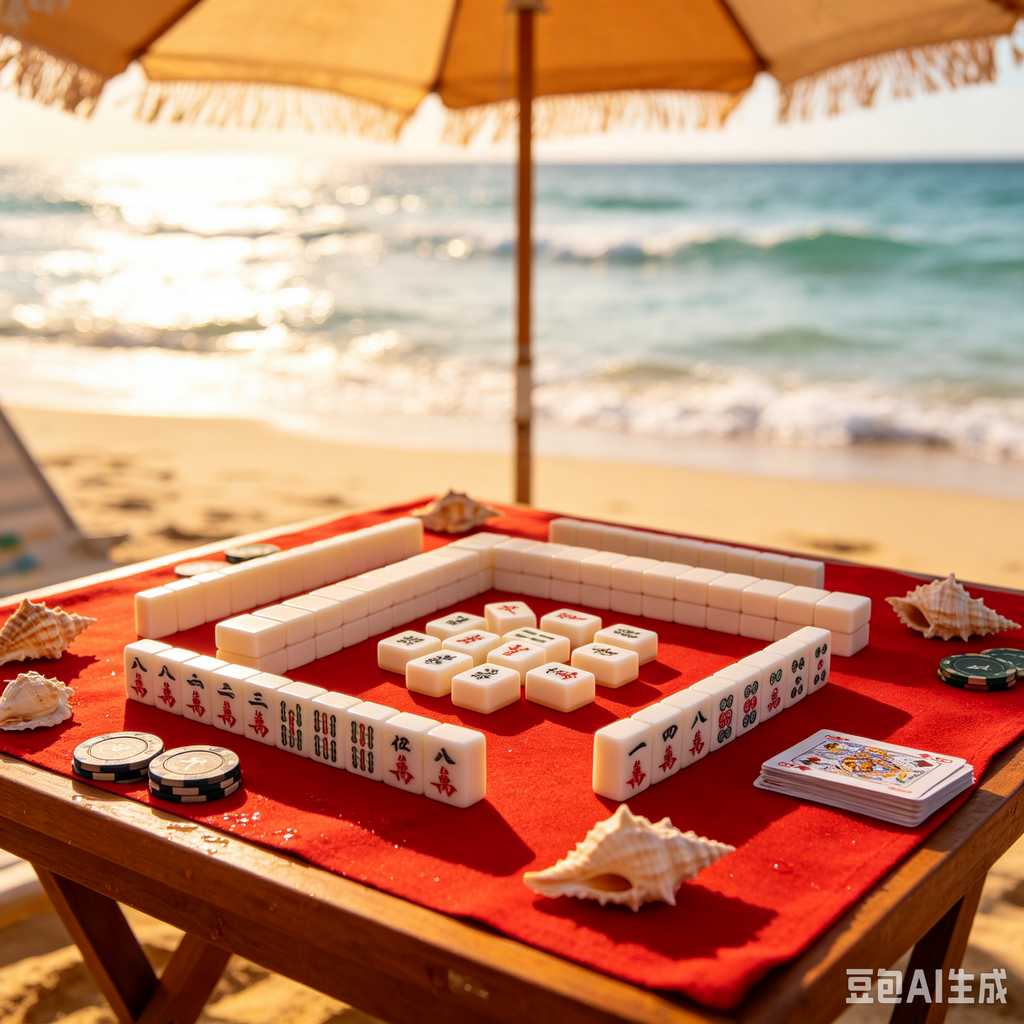 transparent mini mahjong set